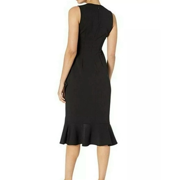NWT Calvin Klein crepe black dress - Picture 4 of 6